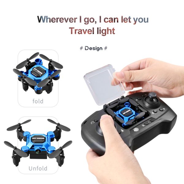 Mini Folding Kids Toy Airplane Camera Drone Quadcopter 802 - Image 2