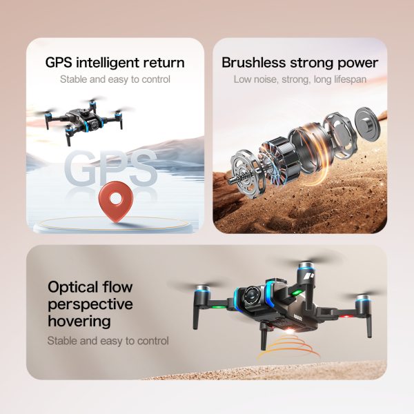 GPS Return 4.5" Screen 5G Power Display 4K HD Camera Drone XT808 - Image 13