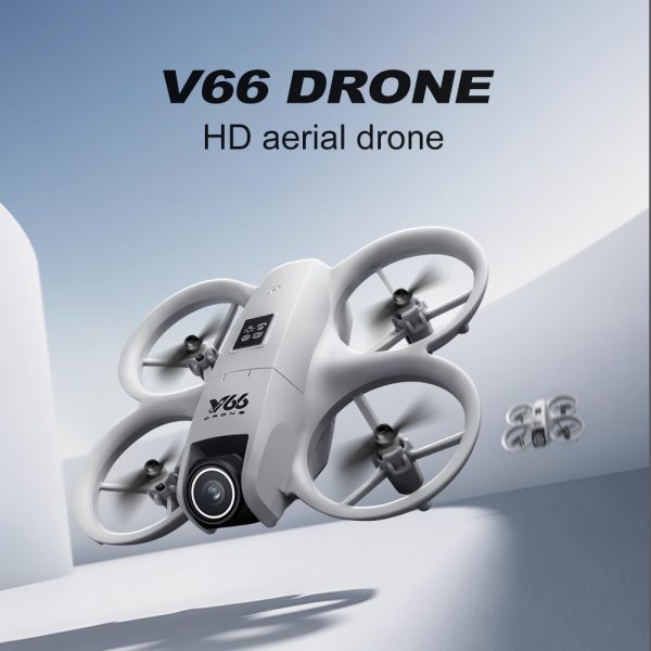 Mini Cool Light Protection Camera Drone Aircraft Toy V66 - Image 11