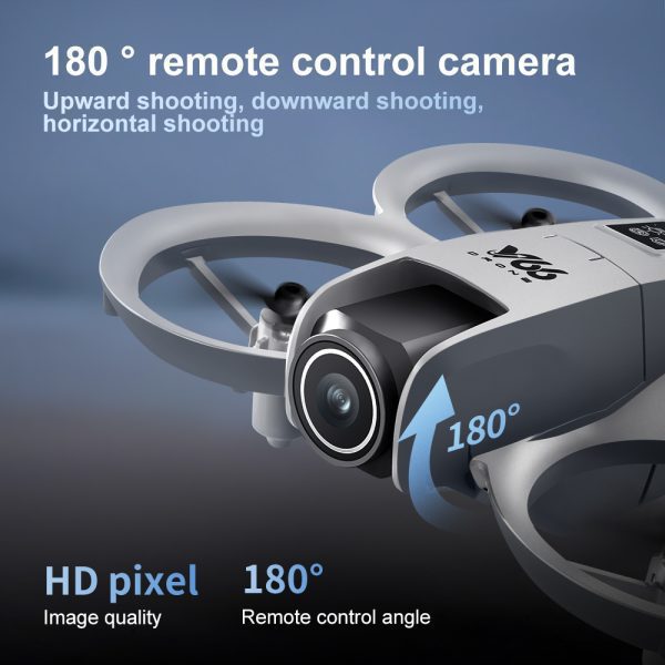 Mini Cool Light Protection Camera Drone Aircraft Toy V66 - Image 12