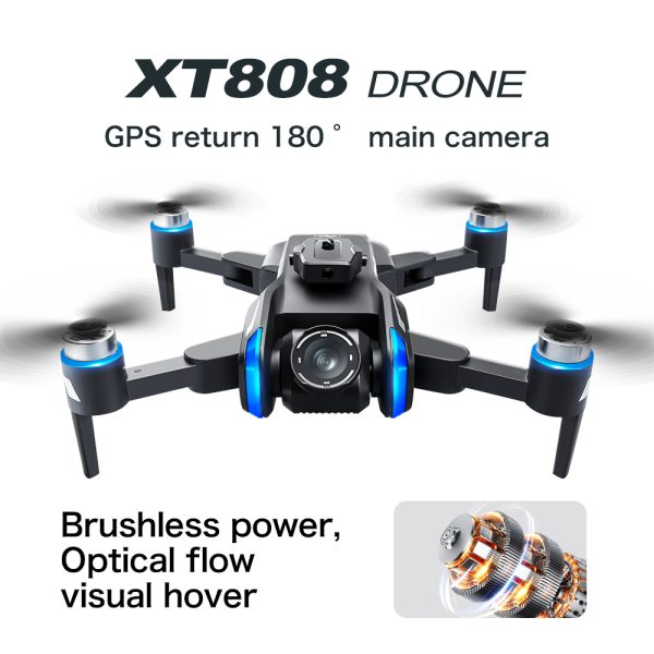 GPS Return 4.5" Screen 5G Power Display 4K HD Camera Drone XT808 - Image 9