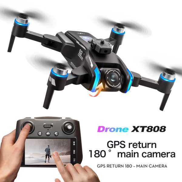 GPS Return 4.5" Screen 5G Power Display 4K HD Camera Drone XT808 - Image 10