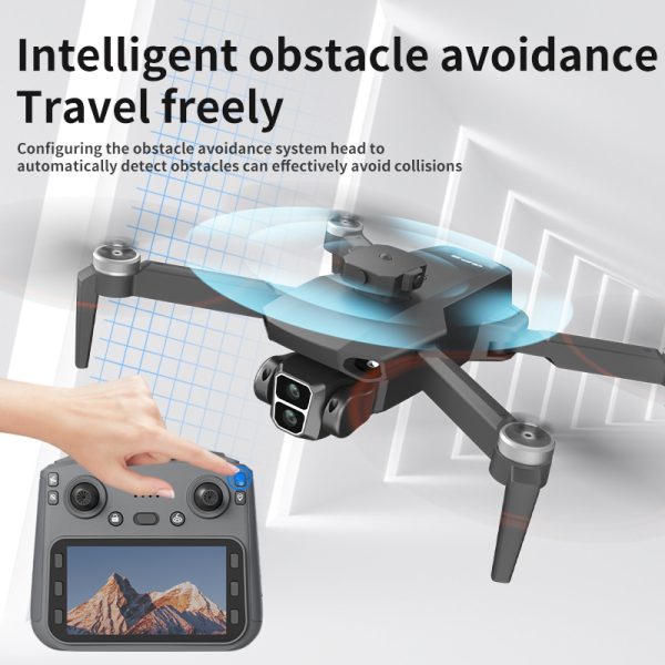 4.5" Screen GPS Return Obstacle Avoidance HD Camera Drone L106-1 - Image 11