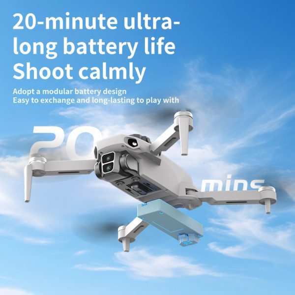 4.5" Screen GPS Return Obstacle Avoidance HD Camera Drone L106-1 - Image 12