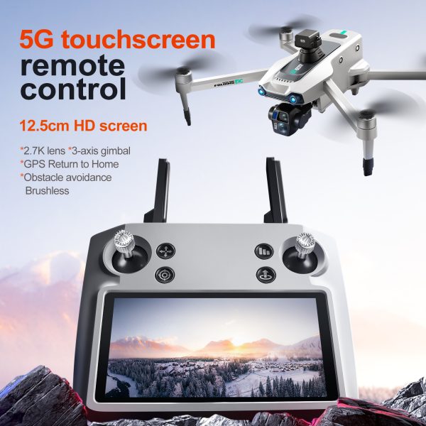 GPS Return 5G Relay 6KM Flight Remote Screen 4K HD Camera Drone S819 - Image 5