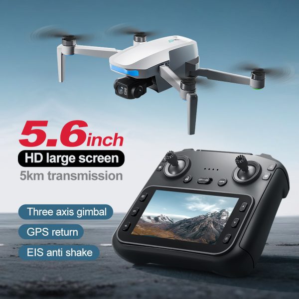GPS 5.6" Screen 5G Three Axis EIS Stabilization HD Camera Drone S-X1 - Image 8