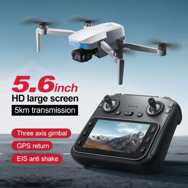 GPS 5.6" Screen 5G Three Axis EIS Stabilization HD Camera Drone S-X1 - Image 10
