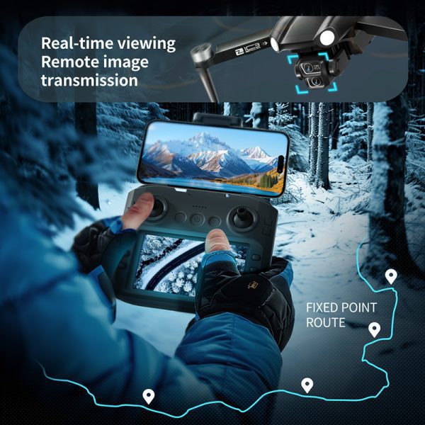 EIS Anti Shake GPS Return 4.5" RC Screen 5G HD Camera Drone Z103 - Image 11