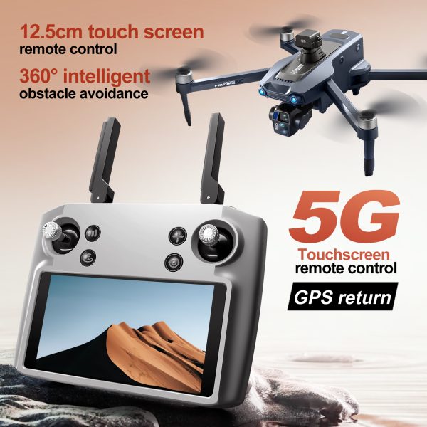 GPS Return 5G Relay 6KM Flight Remote Screen 4K HD Camera Drone S819 - Image 8
