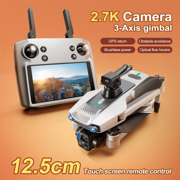 GPS Return 5G Relay 6KM Flight Remote Screen 4K HD Camera Drone S819 - Image 10