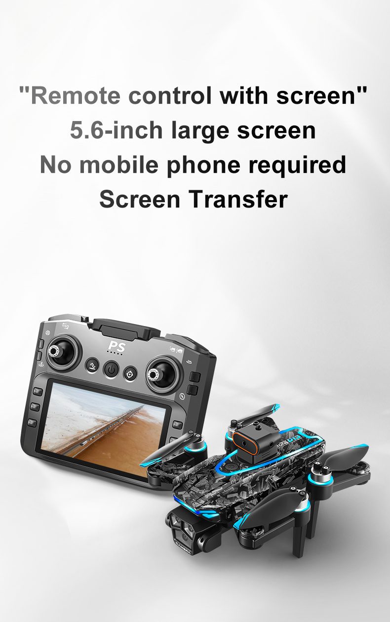 5.6" Screen Control Obstacle Avoidance Dual Camera Drone Toy D13