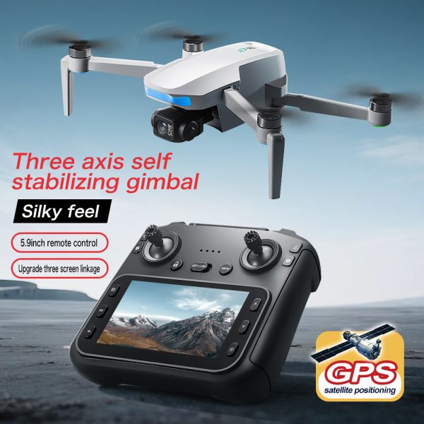 GPS 5.6" Screen 5G Three Axis EIS Stabilization HD Camera Drone S-X1 - Image 16