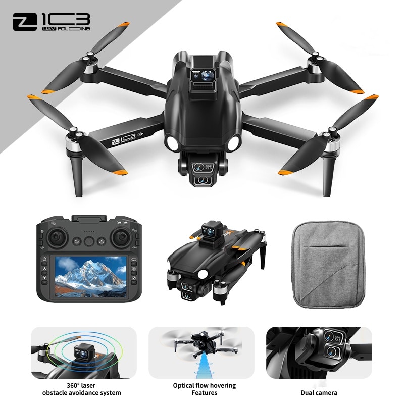 Drone GPS con schermo da 4,5" e fotocamera 4K HD UAV Z103 1 EIS Anti Shake GPS Return 4.5" RC Screen 5G HD Camera Drone Z103