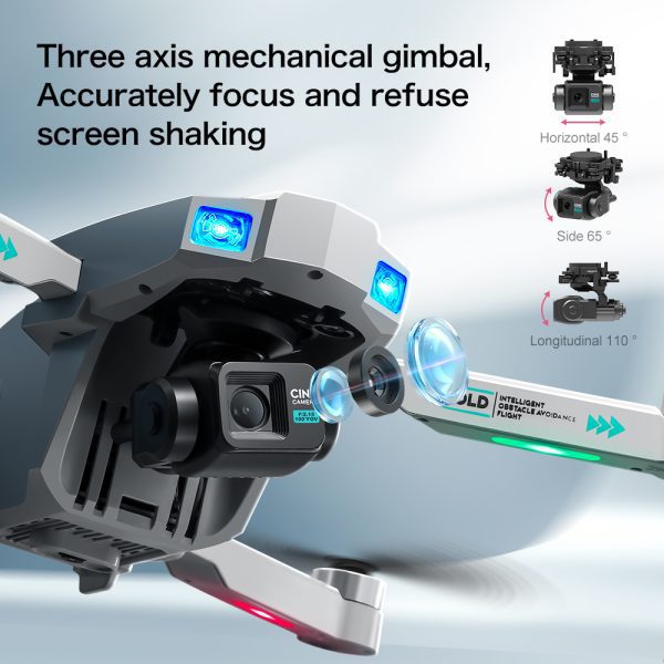 GPS Return 5G Three Axis Gimbal EIS Stabilization HD Camera Drone XT709 - Image 27