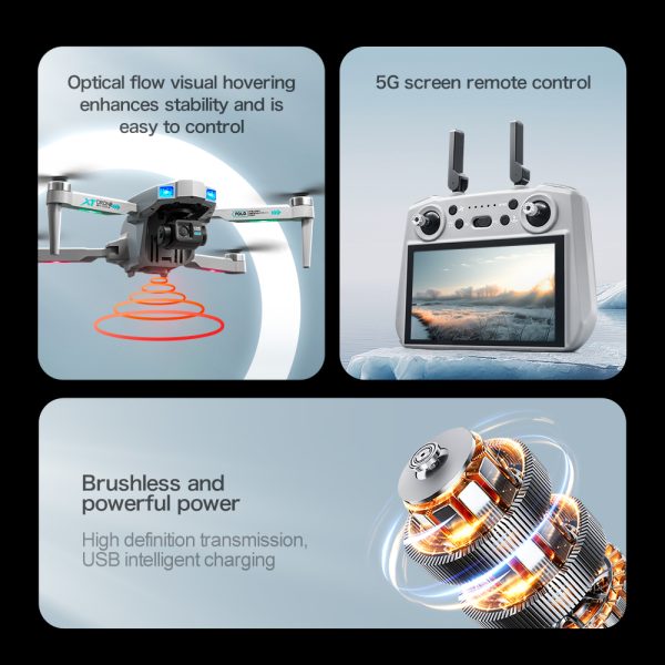 GPS Return 5G Three Axis Gimbal EIS Stabilization HD Camera Drone XT709 - Image 33