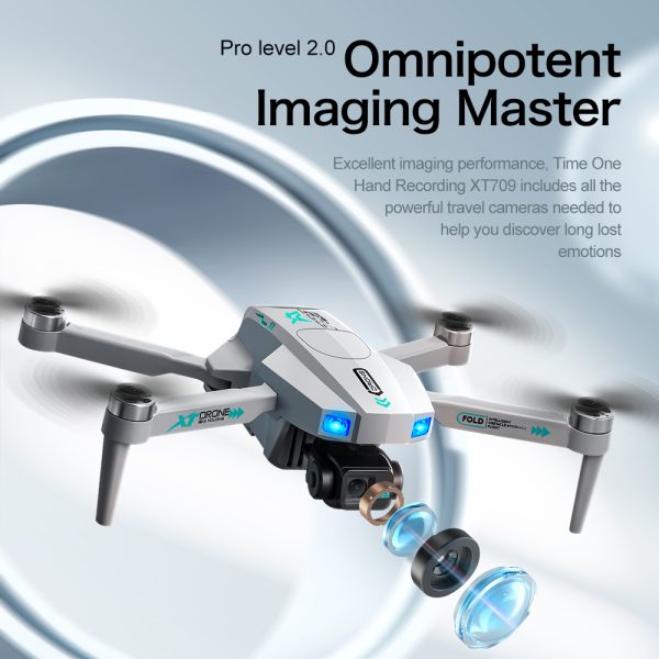 GPS Return 5G Three Axis Gimbal EIS Stabilization HD Camera Drone XT709 - Image 29