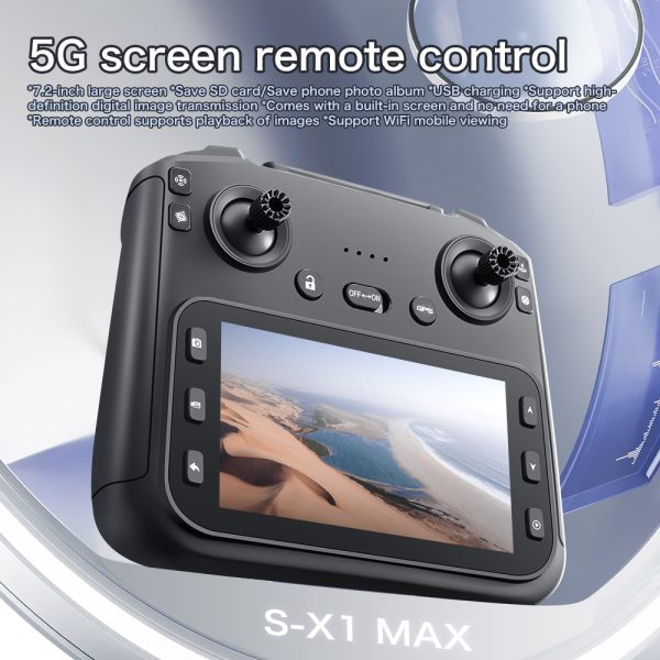 GPS 5.6" Screen 5G Three Axis EIS Stabilization HD Camera Drone S-X1 - Image 24