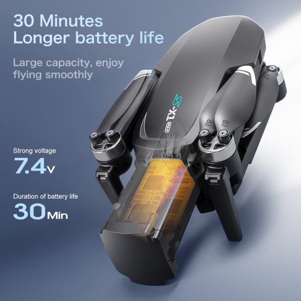 GPS 5.6" Screen 5G Three Axis EIS Stabilization HD Camera Drone S-X1 - Image 22