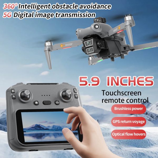 GPS Drone 5.9 Inch Touch Screen 5G Stability 4K HD Camera UAV L300 UItra - Image 15