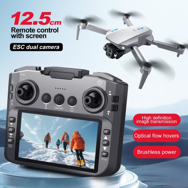 4.3" Screen Drone Optical Flow Camera Aircraft Toy E88GT - Image 2