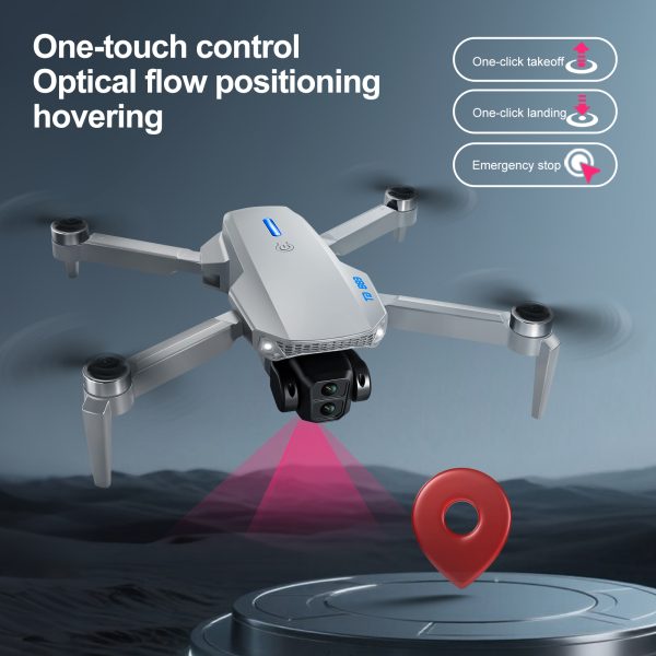 4.3" Screen Drone Optical Flow Camera Aircraft Toy E88GT - Image 11