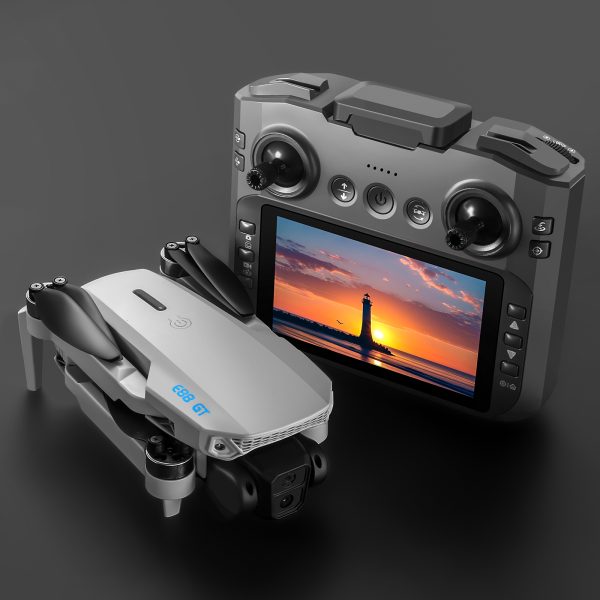4.3" Screen Drone Optical Flow Camera Aircraft Toy E88GT - Image 14