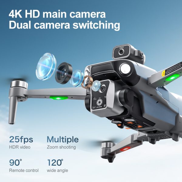 GPS Airdrop Drone 4.5" Remote Control Screen 4K Camera UAV K19MAX - Image 6