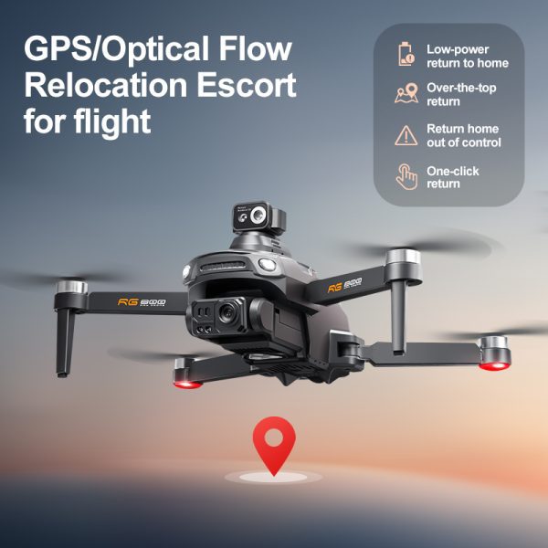 GPS Drone 4.5" Remote Control Screen 5G Relay HD Camera UAV RG800MAX - Image 6