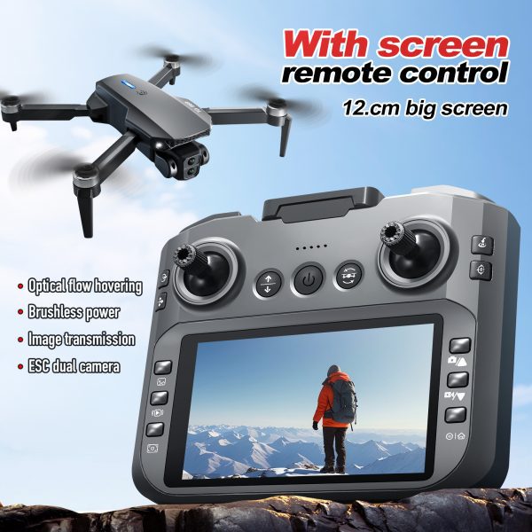 4.3" Screen Drone Optical Flow Camera Aircraft Toy E88GT - Image 5