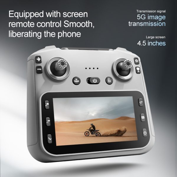 Airdrop GPS Drone 4.5" Remote Control Screen 4K Camera UAV K18MAX - Image 14