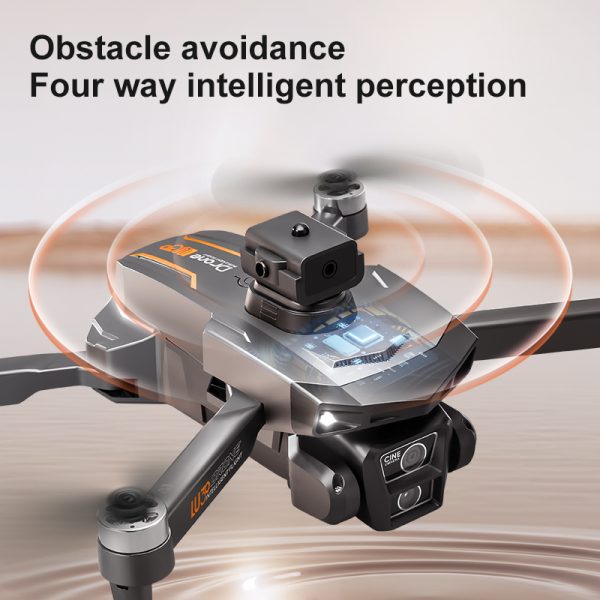 4.5" Remote Control Screen GPS Return Dual Camera Drone LU30 - Image 8