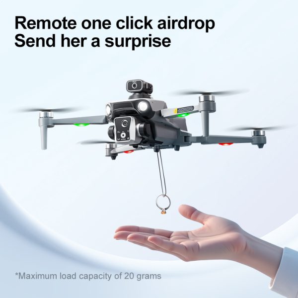 GPS Airdrop Drone 4.5" Remote Control Screen 4K Camera UAV K19MAX - Image 8