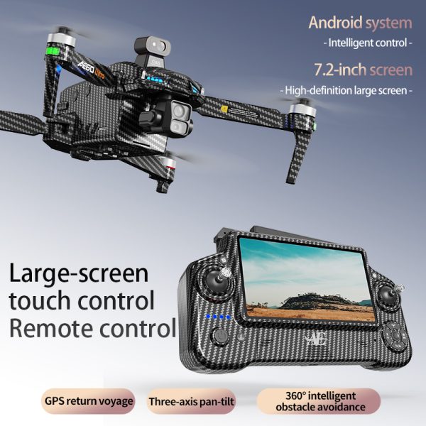 Airdrop GPS Drone 7.2" Screen 7KM Three-Axis Gimbal HD Camera UAV AE60 - Image 7