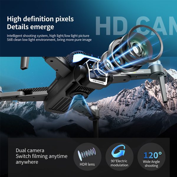 GPS Drone 4.5" Remote Control Screen 4K HD 5G Camera UAV Z104 - Image 7
