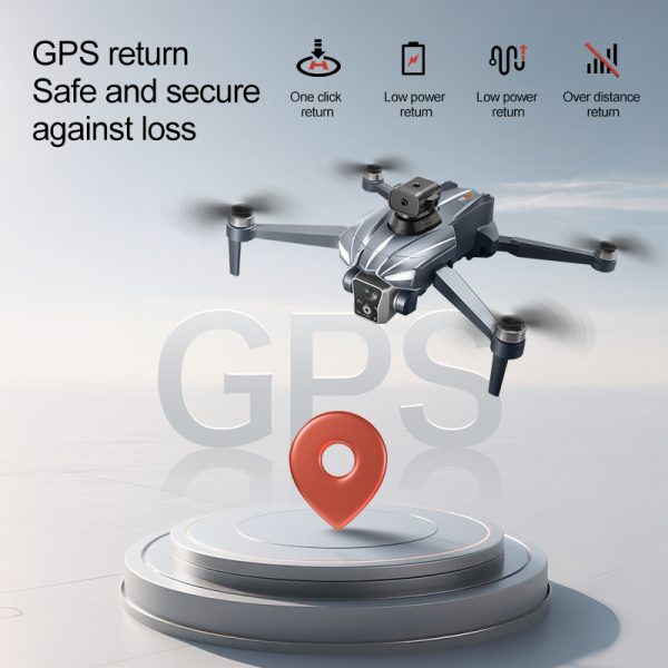 Airdrop GPS Drone 4.5" Remote Control Screen 4K Camera UAV K18MAX - Image 12
