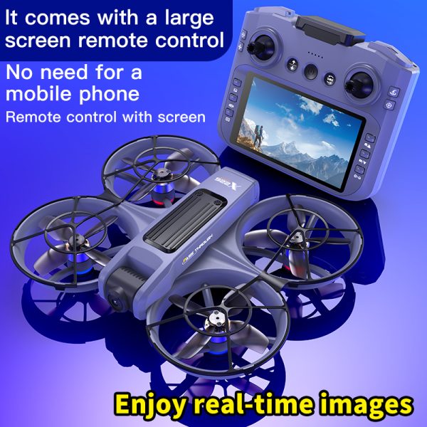 4.5" Remote Control Screen Drone Camera Protection Aircraft Toy X226 - Image 10