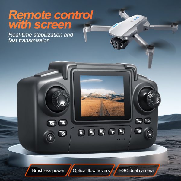 4.3" Screen Drone Optical Flow Camera Aircraft Toy E88GT - Image 8