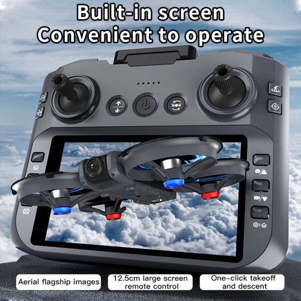 4.5" Remote Control Screen Drone Camera Protection Aircraft Toy X226 - Image 4