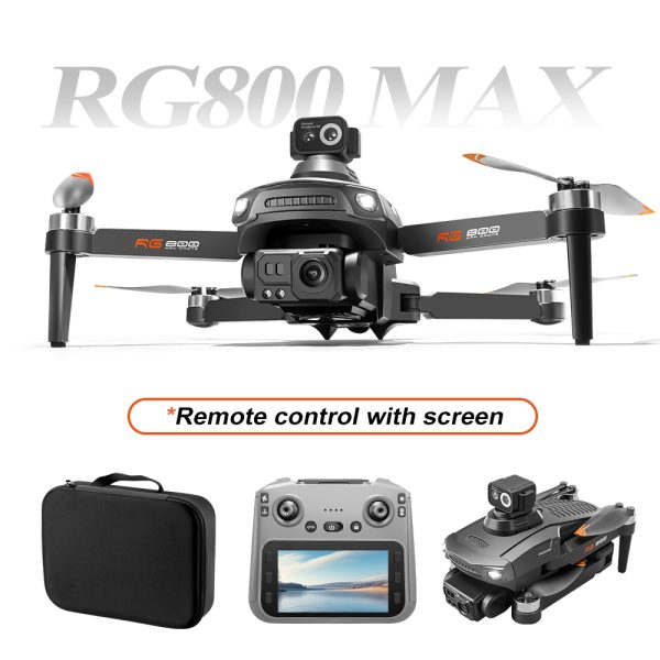 GPS Drone 4.5" Remote Control Screen 5G Relay HD Camera UAV RG800MAX - Image 10