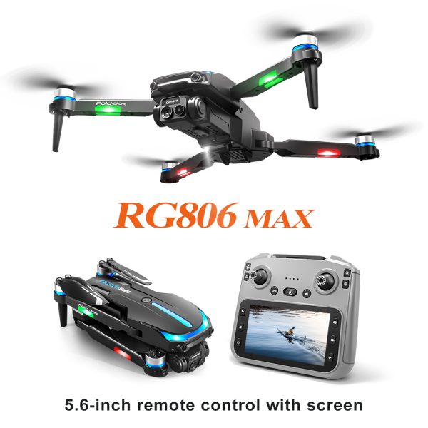 GPS Drone 5.6 Inches Remote Control Screen Camera UAV RG806MAX - Image 8