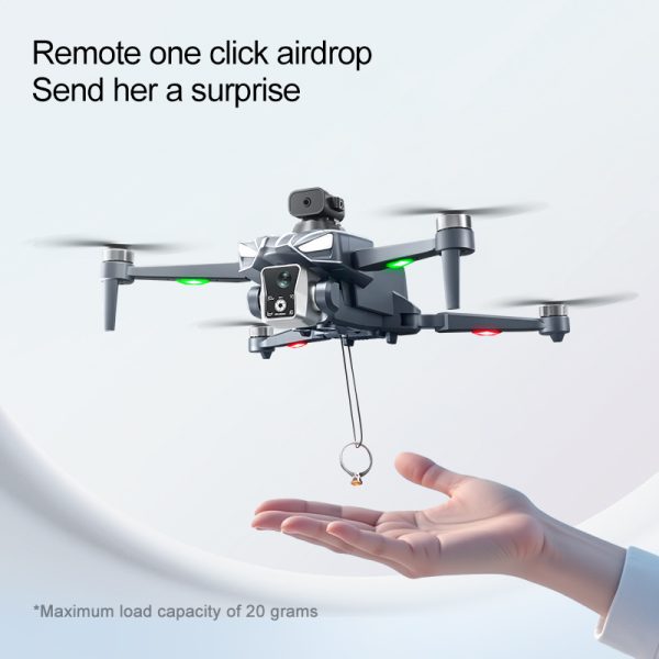 Airdrop GPS Drone 4.5" Remote Control Screen 4K Camera UAV K18MAX - Image 11