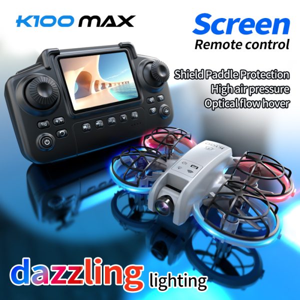 Mini Drone Cool Light Protection Camera Aircraft Toy K100 - Image 7