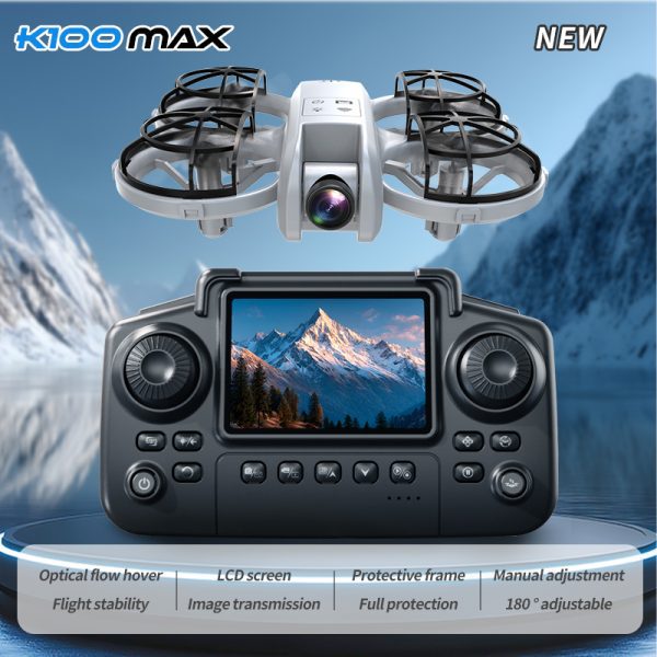 Mini Drone Cool Light Protection Camera Aircraft Toy K100 - Image 8