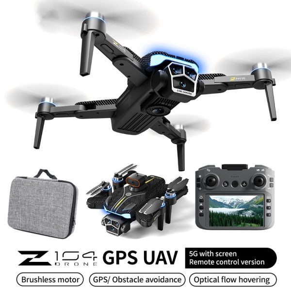 GPS Drone 4.5" Remote Control Screen 4K HD 5G Camera UAV Z104 - Image 11