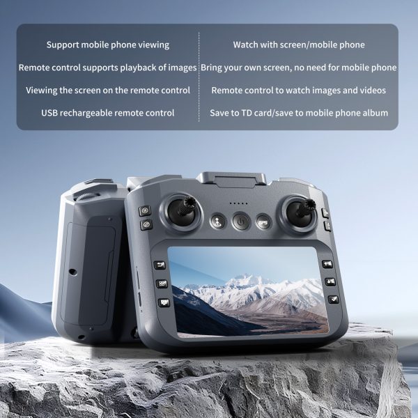 GPS Drone 4.3" Remote Control Screen 4K HD Camera UAV XT606 - Image 7