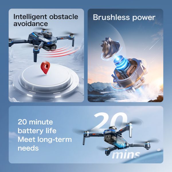4.3" Remote Screen Drone Optical Flow Camera Aircraft Toy GT8 - Image 4
