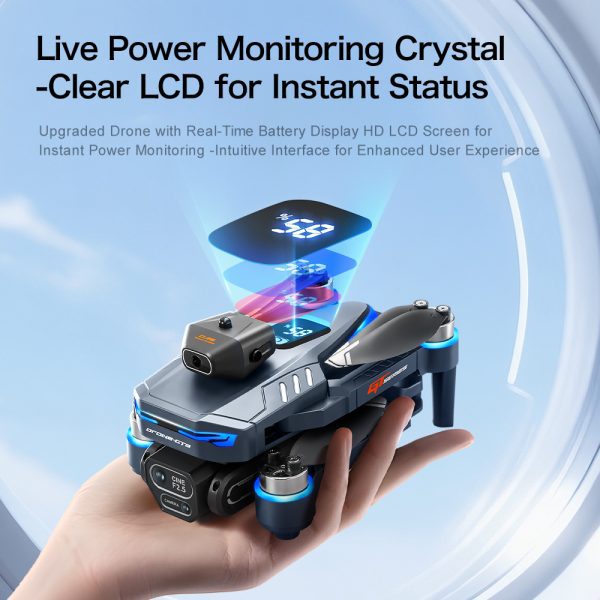 4.3" Remote Screen Drone Optical Flow Camera Aircraft Toy GT8 - Image 8