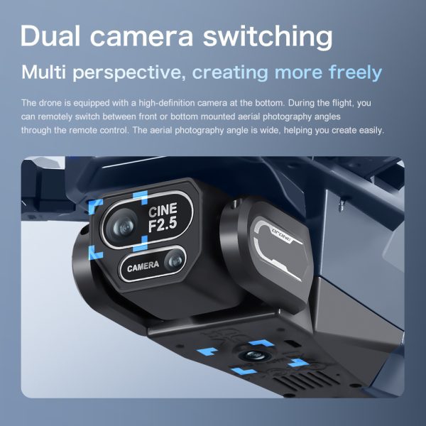 4.3" Remote Screen Drone Optical Flow Camera Aircraft Toy GT8 - Image 11